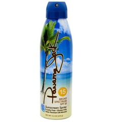Panama Jack Continuous Spray Sunscreen, Spf 15, 5.5 Ounce 5.5 Fl Oz (Pack of 1)