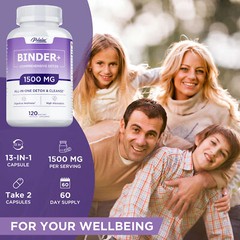 Binder Detox – Activated Carbon, Zeolite – Detox Support, Natural Cleanse Aid