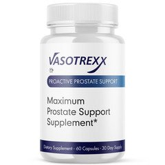 (1 Pack) Vasotrexx Advanced Prostate Health Max Support Supplement 60 Capsules