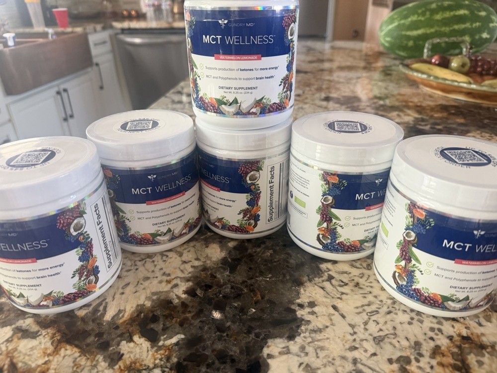 DRGundry MD MCT wellness watermelon lemonade 8.25 oz. Dietary supplement (6PACK)