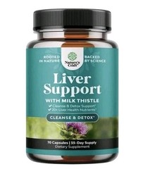 Natures Craft Liver Support Cleanse & Detox 70 Capsules Exp 01/28