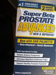 SuperBeta Prostate Advanced w/ Saw Palmetto Dietary Supplement – 120 Caplets New