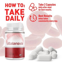 (2 Pack) Balansvia Advanced Support Blood Vitamin Supplement Formula 120 Capsule