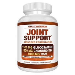 Arazo Nutrition Glucosamine Chondroitin Turmeric Msm Boswellia – Joint Suppor…