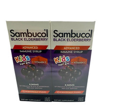 Sambucol Black Elderberry for Kids 4 Oz Immune Support X 4 Pack Exp 11/2027