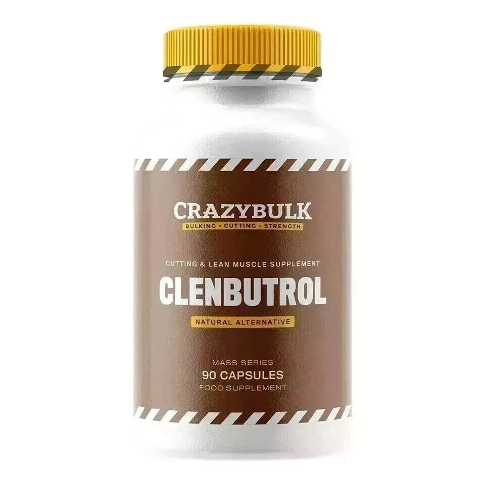 CrazyBulk CLENBUTROL CUTTING & LEAN MUSCLE MUSCLE Supplement 90 Caps Pack Of 1