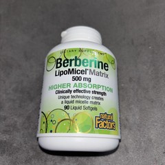 Natural Factors Berberine LipoMicel Matrix, 500 mg, 90 liquid softgels 8/2029