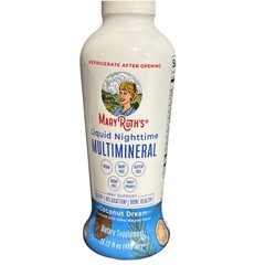 Liquid Nighttime Multimineral, Coconut Dream , 15.22 fl oz (450 ml)