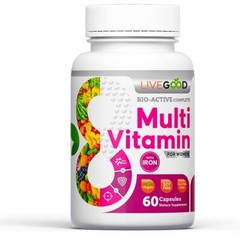 BIO-ACTIVE COMPLETE MULTI-VITAMIN FOR WOMEN W/IRON & Immune Support – LIVEGOOD