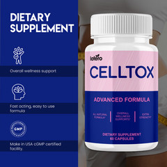 (3 Pack) CellTox Capsules, Cell Tox Gut and Digestive Support (180 Capsules)