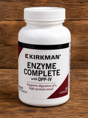 Kirkman Enzyme Complete with DPP-IV 120 Capsules Digestive Enzyme Supplement.