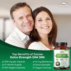 High Strength DIM 300 mg with BioPerine – 100 Capsules for Optimal Absorption