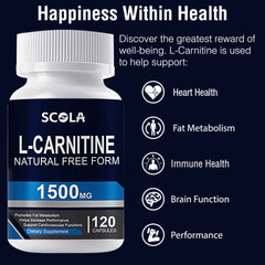 ACETYL L-CARNITINE 1500mg TABLETS Nervous System Health Antioxidant CAPSULES