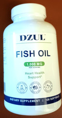 FISH OIL 1000 MG 120 SOFTGELS OMEGA 3 FATTY ACIDS MADE IN USA