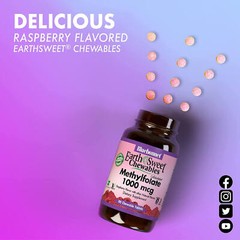BluebonnetCellular Active Methylfolate 400 Mcg Raspberry 90 Chewable Tabs