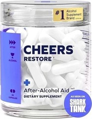 Cheers Restore | Supplement with DHM + L-Cysteine | Feel Better after Drinking.