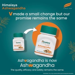 Himalaya Ashwagandha 120 Tablets Stress Relief Energy Wellness Support