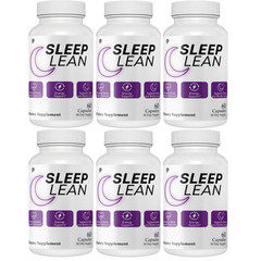 Sleep Lean – Deep & Restful Sleep Support, Overall Health Support – 6 Bottles