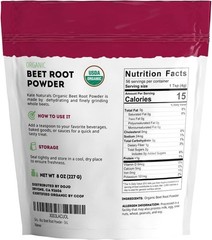 Kate Naturals Beet Root Powder Organic for Smoothie & Energy Boost.(8 OZ)