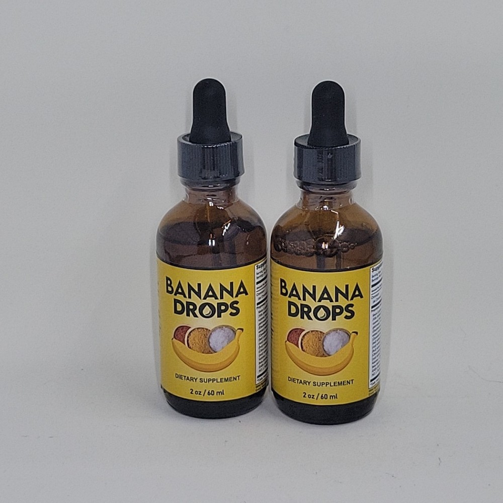 Banana Drops 2pk For Weight Loss BananaDrops Supplement 2oz Exp 11/2026