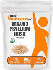 BulkSupplements Organic Psyllium Husk Powder – 1 Kg