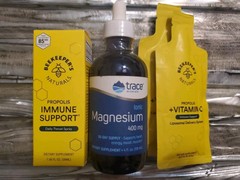 TRACE MINERALS Magnesium & BEEKEEPERS Immune Support + 2 Vitamin C Liposomals!