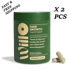 WILLO Hair Growth Support for Women – Thicker, Fuller Hair & Healthy Hair Suppor