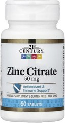 Healthcare Zinc Citrate Tablets 50Mg, 60 Count