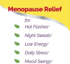 Natural Energy & Stress Support for Menopause – Gluten-Free 28 Capsule Formula