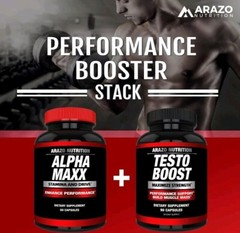 Arazo Nutrition Alphamaxx Health Supplement Ginseng Muira Puama Tribulus 60.D2