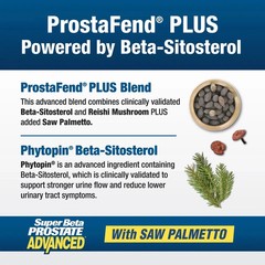3 Pack_Super Beta Prostate Advanced with Saw Palmetto 120 Capsules Free Shipping
