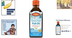 Kid’s The Very Finest Fish Oil: 800 mg Omega-3s, Orange Flavor