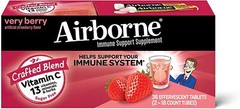 Very Berry Airborne Immune Support 36 Effervescent Tablet Vitamin C 1000mg +Zinc