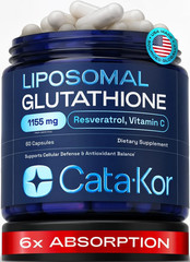 Cata-Kor Liposomal Glutathione 1000mg – Ultra High 60 Count (Pack of 1) *