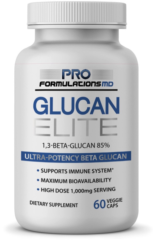 Glucan Elite – 1,3D Beta Glucan 85% 60 caps (30 servings)