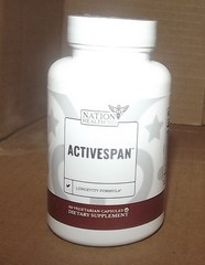 Nation Health MD ActiveSpan Longevity Formula – 60 Veg Capsules –SEALED 4/27