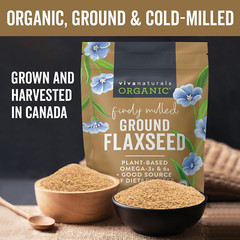Organic Ground Flaxseed – Premium Quality Plant-Based Protein and Vegan Omega-3