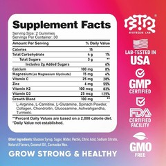BIOTEQUELAB Height Growth Increase Gummies VitaminsMultivitamin for Teens, Kids,