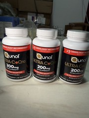 Qunol CoQ10 200mg Softgels,Ultra CoQ10- Ultra High Absorption Coenzyme Q10 of 3
