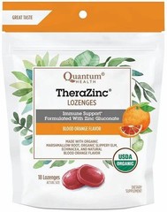 Quantum Relief TheraZinc Lozenges Blood Orange 18 count