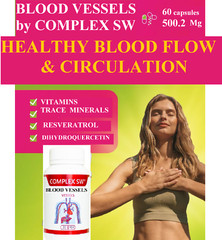BLOOD PRESSURE & CIRCULATION SUPPORT HEALTHY CHOLESTEROL ARTERY CLEANSE PROTECT