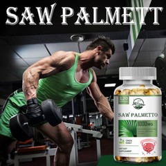 Saw Palmetto 1000mg – Premium 120 capsules Health Support Supplement