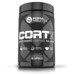 CORT X 60CT BY MUSCLE MILITIA ADAPTOGENIC CORTISOL BALANCE CORTISOL MANAGER