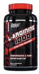 Nutrex L-Arginine 1000 Nitric Oxide Workout Performance-FAST SHIP