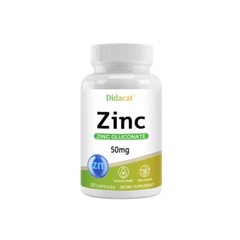 Zinc Gluconate, 50 mg, 30 To 120 Caps Immune Health and Antioxidant Support