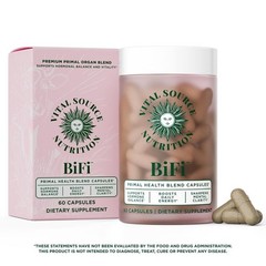 Vital Source BiFi Primal Bovine Organ Capsules Women Hormone Energy Support 60ct