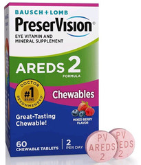 PreserVision AREDS 2 Eye Health Chewable Tablets Mixed Berry 60