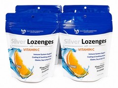 Silver Lozenges 60ppm with VITAMIN C (4 Pack )240 Tablets Total