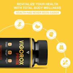 Vigorox Prime Max Performance Supplement, VigoroxPrime (60 Capsules)