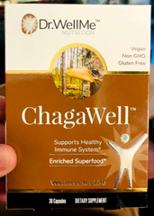 Dr.WellMe Nutrition ChagaWell Immune Support Super-Food (30 Caps) – NIB!
